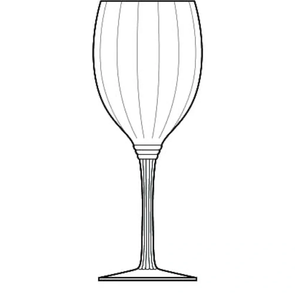 SET of 2 Luisa Crystal Goblets by Mikasa